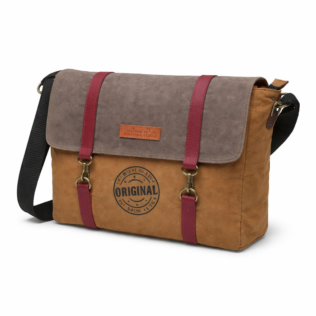 Brown Unisex Laptop Messenger Bag for Everyday Use